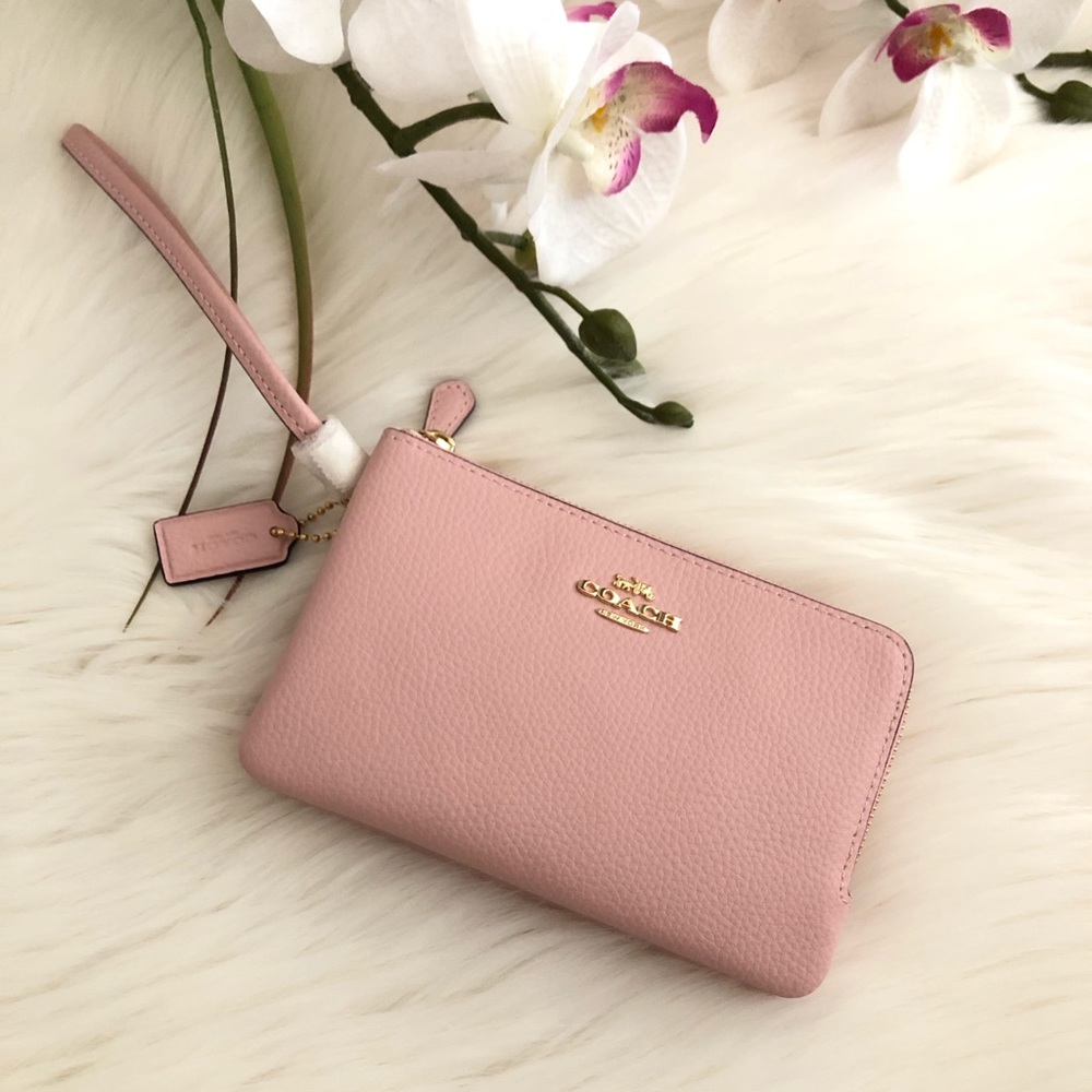❗️SALE❗️COACH Double Corner Zip Wristlet